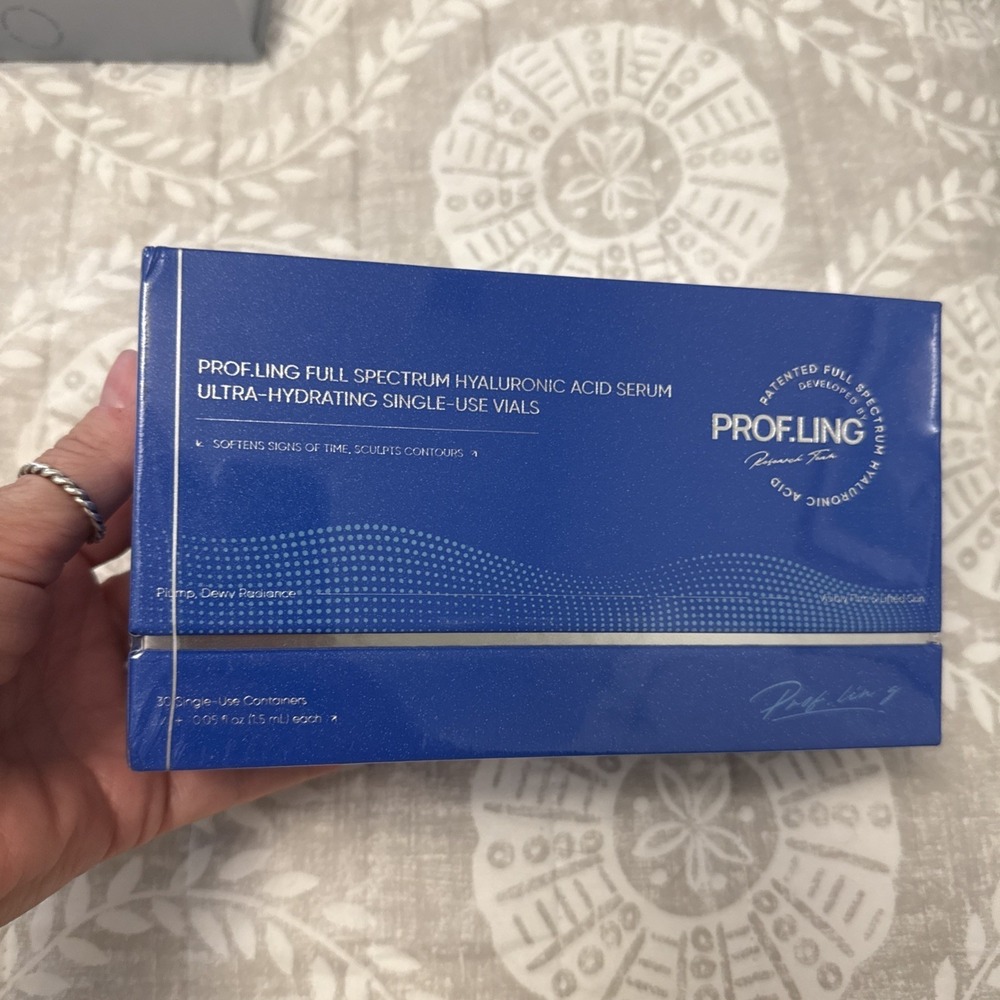 PROF.LING Full Spectrum Hyaluronic Acid Serum Copper Peptides 30 Vials NEW